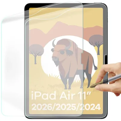 Produktbild von Bizon Film Tab Papirus Papierimitatfolie für iPad Air 11"" 7 / 6 Gen. 2025 / 2024, 2 Stück