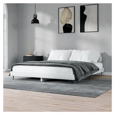 Produktbild von Bettgestell Hochglanz Weiß 150x200 cm