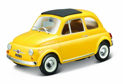Obrázek produktu pro BBURAGO Fiat 500 F 1965, Model klasického automobilu, Sestavený, 1:24, Fiat 500F del 1965, Jakékoliv pohlaví, Kov, Plast
