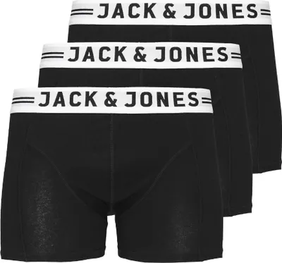 Produktbild von Jack & Jones 12149293_2161_670186_128, Unterhosen, Kofferraum, Erwachsener, Männlich, Schwarz, Baumwolle, Elasthan
