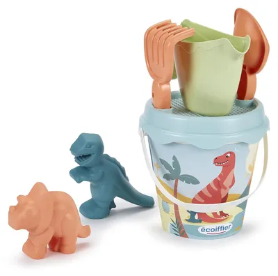 Image de Ecoiffier Set de seaux Dino 7 pièces