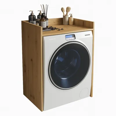 Produktbild von INNOVAHOME Waschmaschinenschrank Wotan Eiche Überbauschrank Badmöbel