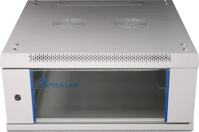 Image de Extralink Armoire Rackmount 4U 600x600 Gris montage mural