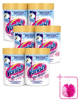 Produktbild von 6 x Vanish Oxi Action Whitening Wasbooster Pulver für weiße Wäsche 940 g - Sparpackung - 6 Stücke