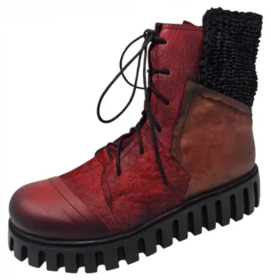 Produktbild von PAPUCEI Schnürstiefel Rot