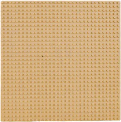 Zdjęcie produktu dla Duża PŁYTKA KONSTRUKCYJNA do klocków Standard kreatywna podstawa, 32x32 beżowa