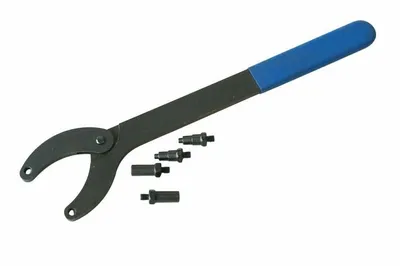 Produktbild von Klucz nastawny do kół pasowych 150 mm z adapterami