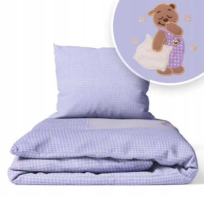 Immagine prodotto di Set Biancheria da Letto per Lettino 90 × 120 cm + Federa 40 × 60 cm – 100% Cotone per Neonato e Bambino