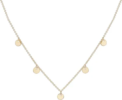 Produktbild von Xenox XG9K3013G Halskette mit Anhänger Damen Plättchen Gelbgold 375/-