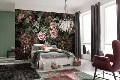 Obrázek produktu pro Komar "Velvet" fototapeta, růžová / hnědá, 368 x 254 cm