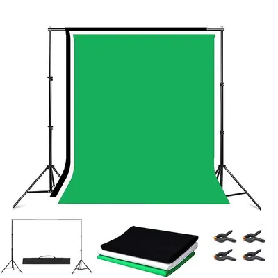 Obrázok produktu pre Fotografické pozadie - 3x plátno so stojanom