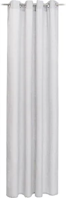 Produktbild von Ösenschal - Silbergrau - Polyester - 140 x 245 cm - Leinenoptik