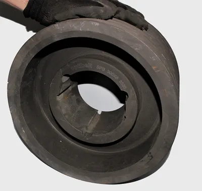 Immagine prodotto di Puleggia per cinghia trapezoidale TB SPB 300/8 in ghisa grigia per bussola conica 3535 Puleggia a cinghia