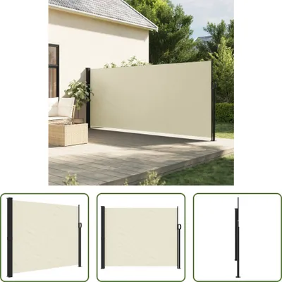 Image de The Living Store Store latéral extensible Crème 160x600 cm