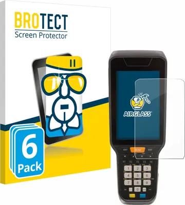 Produktbild von 6x BROTECT Schutzglas für Datalogic Skorpio X5 Schutzfolie Panzer Folie Glas Display Schutz klar
