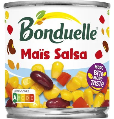 Obrázek produktu pro Bonduelle Maïs Salsa 300g – Jemná kukuřičná směs na saláty a svačiny