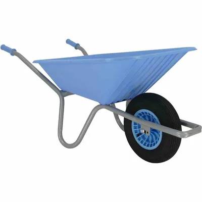 Produktbild von Gartenkarre Cosmo-Line babyblau 90 l