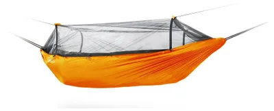 Produktbild von DD Hammocks DD Frontline Sunset orange atmungsaktive Reisehängematte mit zweilagiger Liegefläche und