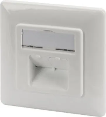 Produktbild von DIGITUS CAT 6A, Klasse EA, Datendose, designkompatibel, Aufputz