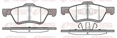 Produktbild von REMSA Bremsbeläge Satz Vorne Bremsklötze für FORD MAVERICK 1124.00