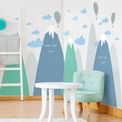 Immagine prodotto di Adesivi murali con motivi scandinavi per bambini