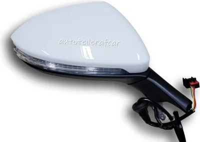 Produktbild von Außenspiegel Spiegel rechts elektrisch für Für VW GOLF VII 2012 - 21 weiss LB9A