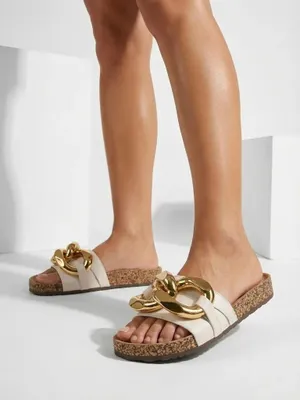 Produktbild von Beige Damen Flip-Flops mit Verzierung Sofig- Footwear, Größe 37