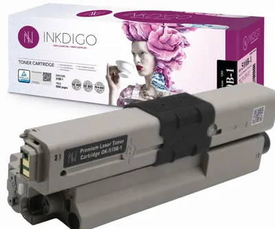 Produktbild von Inkdigo Toner 44469804 für OKI C510DN, C530DN, MC561DN – Schwarz, 5000 Seiten,, KI-generiertes Bild