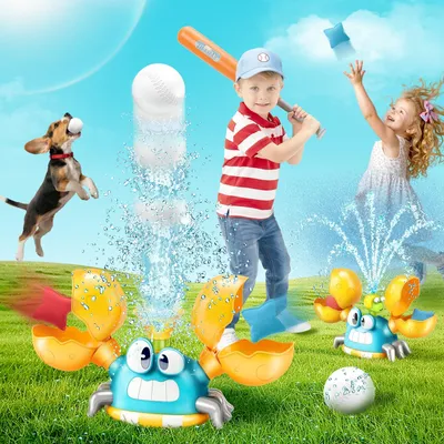 Produktbild von 3-in-1 Kinderspielzeug mit Wassersprühfunktion, für 3-12 Jahre, Gartenspiel