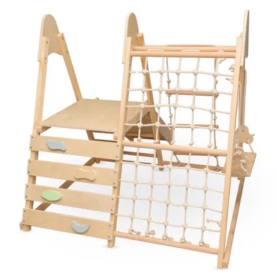 Produktbild von Holzspielplatz für Zuhause XL 5in1