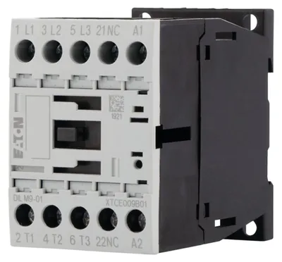 Immagine prodotto di Contattore di potenza Eaton DILM DILM9-01(230V50HZ,240V60HZ) 1 contatto NC 230 V/AC 50 Hz/240 V/AC 60 Hz (276725)