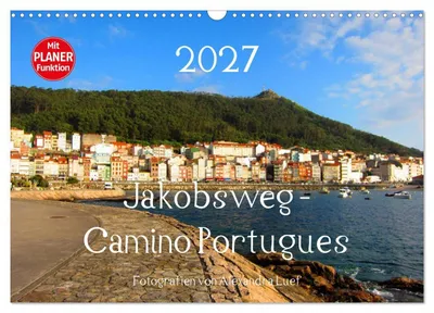 Produktbild von Jakobsweg - Camino Portugues (Wandkalender 2027 DIN A3 quer), CALVENDO Monatskalender
