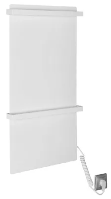 Produktbild von Sapho ELMIS Handtuchtrockner elektrisch 400x800 mm, 120 W, Aluminium, weiß matt