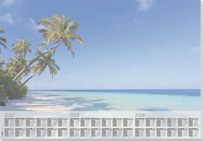 Image de sigel Sous-main en papier "Beach", 595 x 410 mm