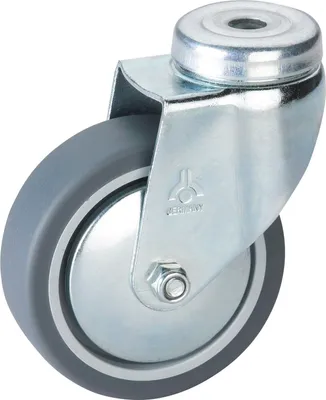 Produktbild von Lenkrolle mit Rückenloch 75 x 25 mm, Tragkr. 50 kg
