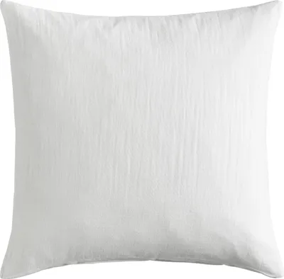 Produktbild von Kissenhülle - Weiß - Baumwolle - 45 x 45 cm - mit Knopfleiste