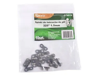 Zdjęcie produktu dla Złącze łańcuchowe GEKO do pił łańcuchowych .325", 1,5 mm, opakowanie 10 sztuk G74019