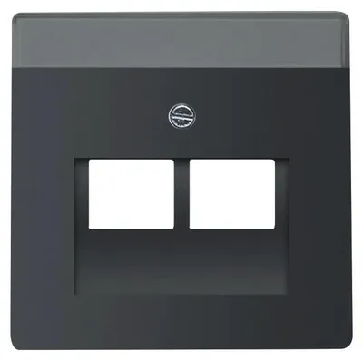 Zdjęcie produktu dla Busch-Jaeger 1710-0-3911, Czarny, Konwencjonalny, Dowolna marka, 63 mm, 63 mm, 1 szt.
