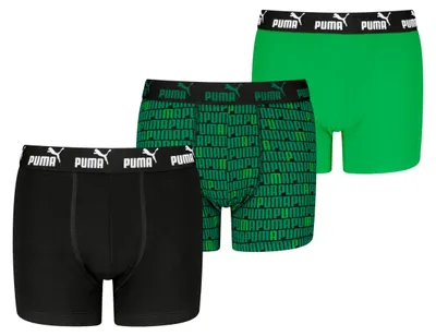 Zdjęcie produktu dla PUMA Elements – zestaw 3 par męskich bokserów z nadrukiem