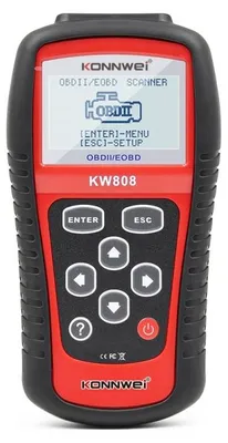 Zdjęcie produktu dla Narzędzie do skanowania i diagnostyki samochodowej, KONNWEI KW808, OBD2, wyświetlacz 2.8 cala, odczyt i usuwanie kodów błędów silnika, wyświetlanie gotowości I/M, pobieranie informacji o pojeździe, test czujnika O2