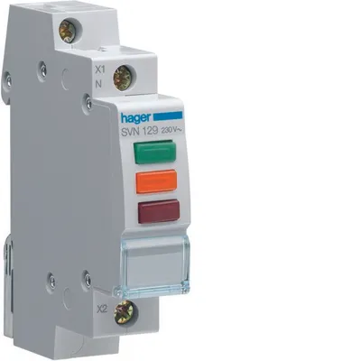 Produktbild von Hager SVN129, Rot, 230 V