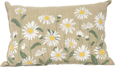 Produktbild von Zierkissen aus Baumwolle mit Margeritenmotiv