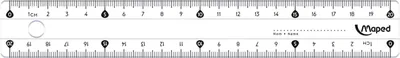 Image de Maped Règle plate Start 146 200 mm en plastique