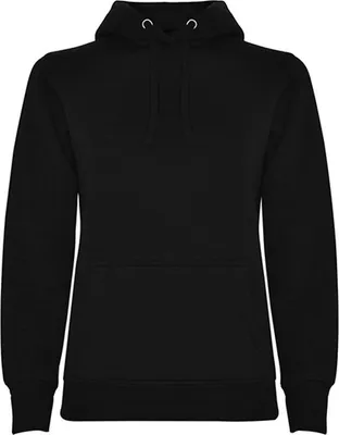 Produktbild von Roly SU1068 | Damen Urban  Hooded Sweatshirt, Tailliert - Farbe: Black 02 - Größe: XXL
