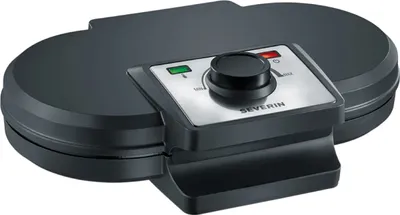 Obrázek produktu pro Severin WA 2106, 2 vafle/vaflí, Kruh, Postavička, Černá, 1200 W