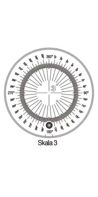 Produktbild von Schweizer Messskala Tech-Line Skala-D.25 / 2,5mm Duo-Skala 3 - 9470