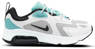 Image de Nike Air Max 200, couleur blanche et bleu turquoise (pour femmes) - Pointure européenne 36,5