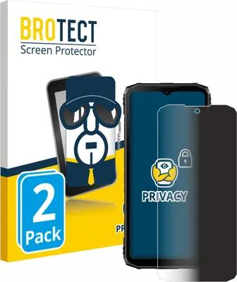 Produktbild von 2x BROTECT Sichtschutzfolie für Doogee Blade 10 Pro / 10 Ultra Anti-Spy Privacy Sichtschutz Blickschutz Folie Blaulicht-Schutz