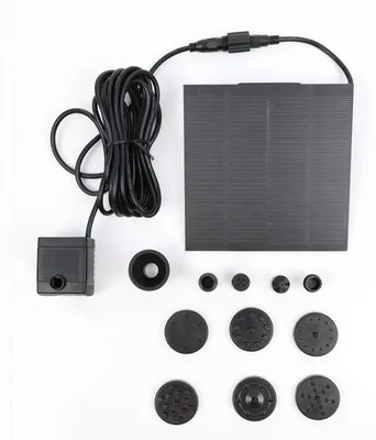 Solarbrunnenpumpe 7 V, 1,2 W, 200 l/h, mit Panel