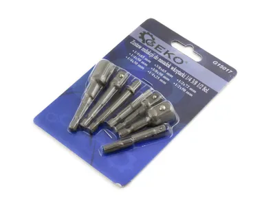 Immagine prodotto di Set di adattatori per cacciaviti 8 pezzi 1/4 3/8 1/2 adattatore per bit Presa quadrata G017